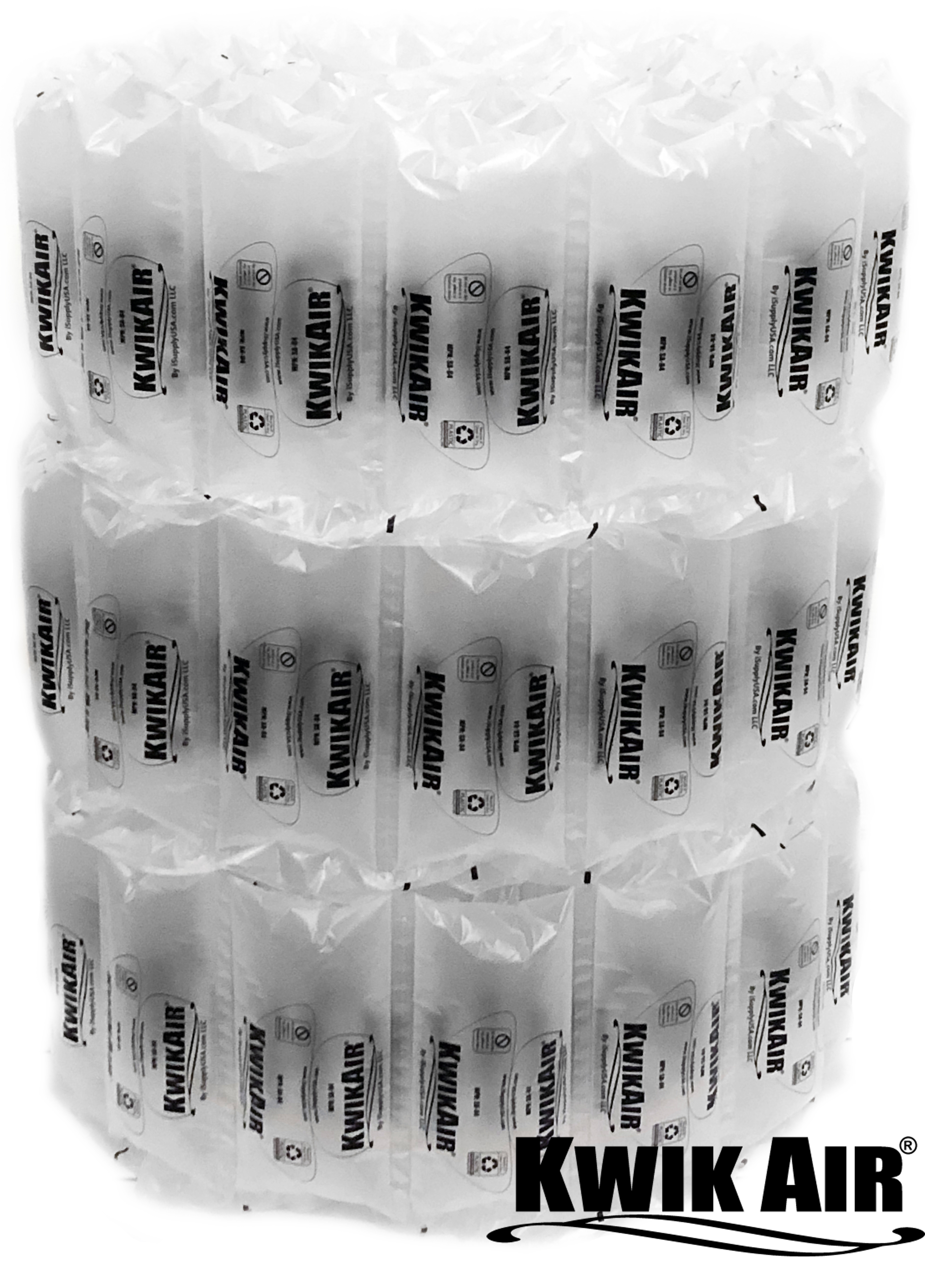 SpeedAir SA84PF-80 4x8 Air Pillows 80 Gallon Void Fill Packaging Shipping Packing Peanuts Cushion Prefilled With Air - 660 Count